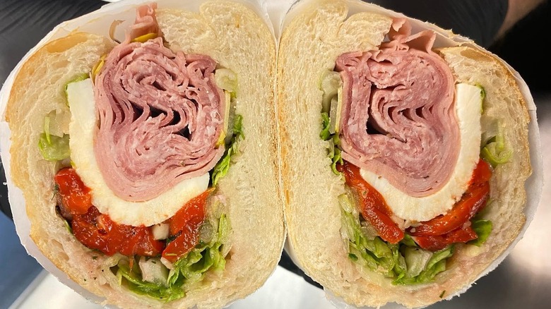 A cross section of the Piper from Enzo's in Columbia