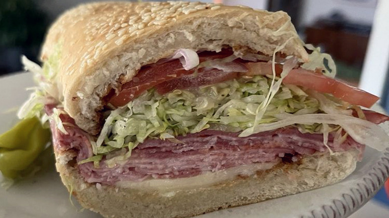 Italian sub from Home Slice Pizza in Austin