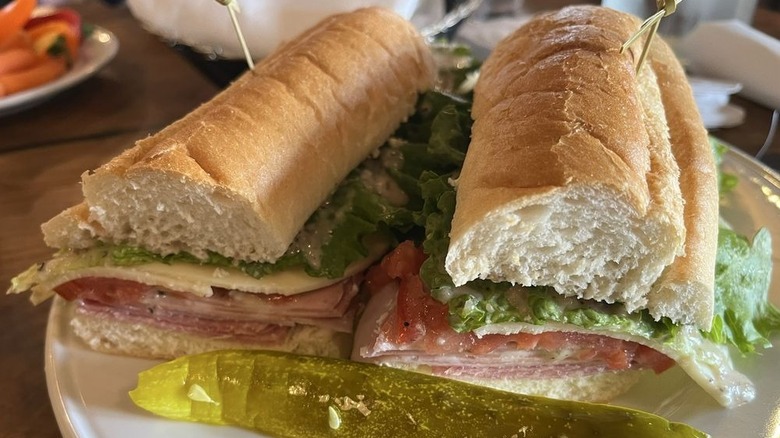 Italian hoagie from Olive Tree in Charleston
