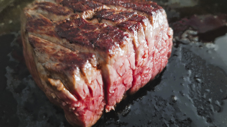 Grilled filet mignon