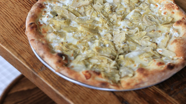 Artichoke pizza