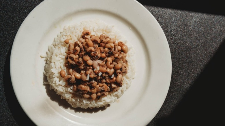 Mama Sheila's House of Soul black-eyed peas and rice