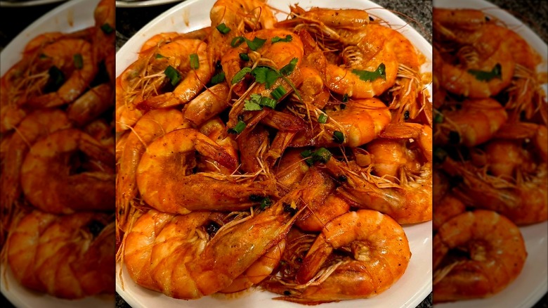 Spicy shrimp entree at Raan Thai
