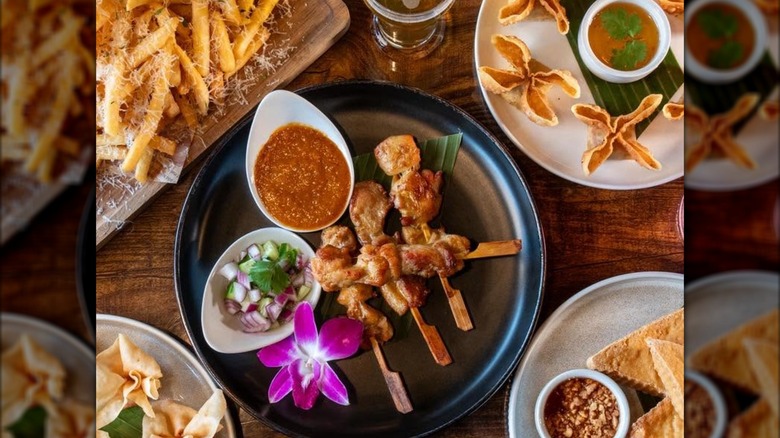 Various Thai dishes from My Place Sip & Savor Thai