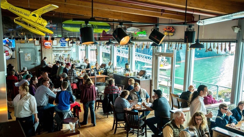 The Hangar on the Wharf interior