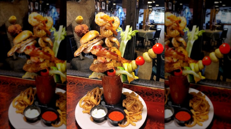 Deluxe Bloody Mary from Linger Lodge Restaurant