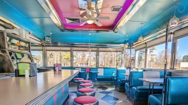 The Comet Classic Diner & Creamery retro interior with counter seating