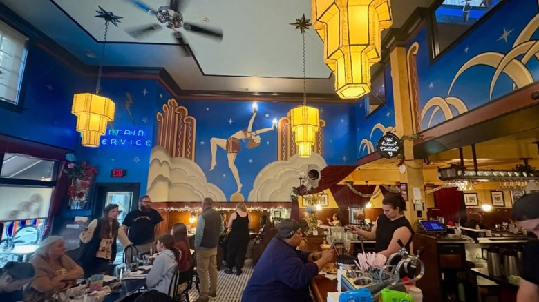 The Fountain on Locust art deco glamour interior dining room