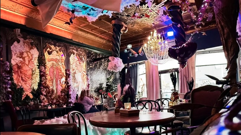 Edge of the Universe restaurant interior dining room