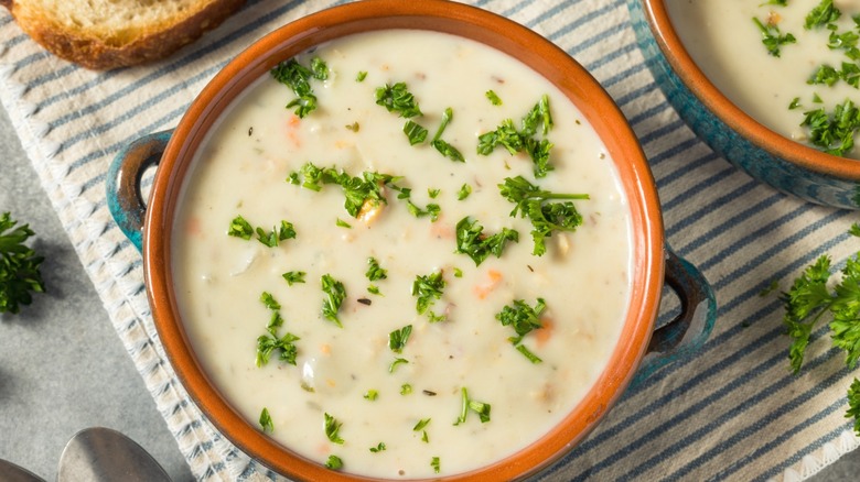 The Best Time To Add Dairy To Hot Soup To Avoid A Curdled Mess