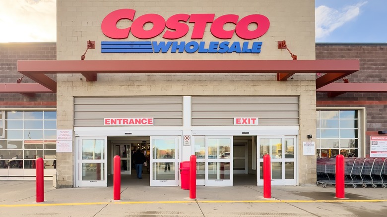 The front of a Costco store