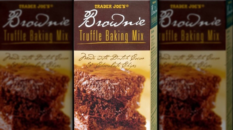 Trader Joe's Brownie Truffle Baking Mix package
