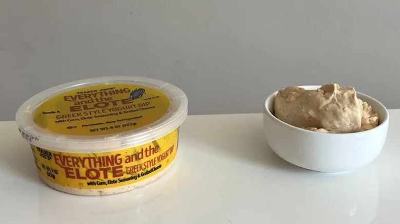 Everything and the Elote dip from Trader Joe's.