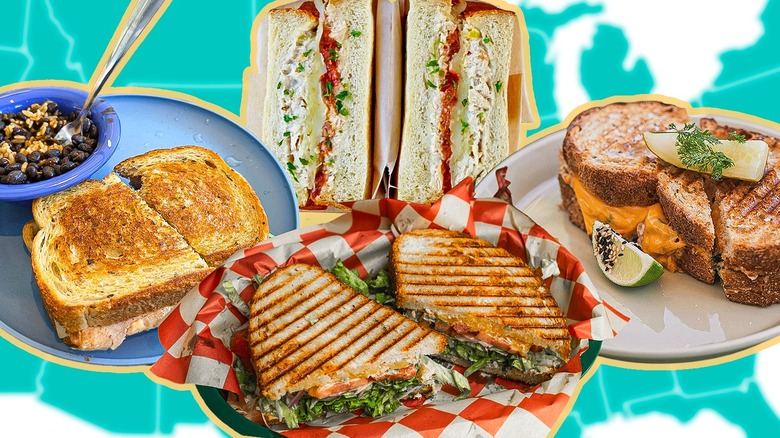 various tuna melt sandwiches