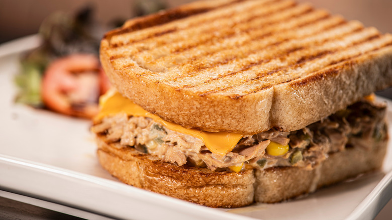 tuna melt sandwich