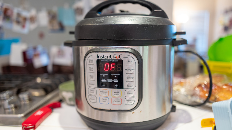 Instant Pot on a kitchen counter