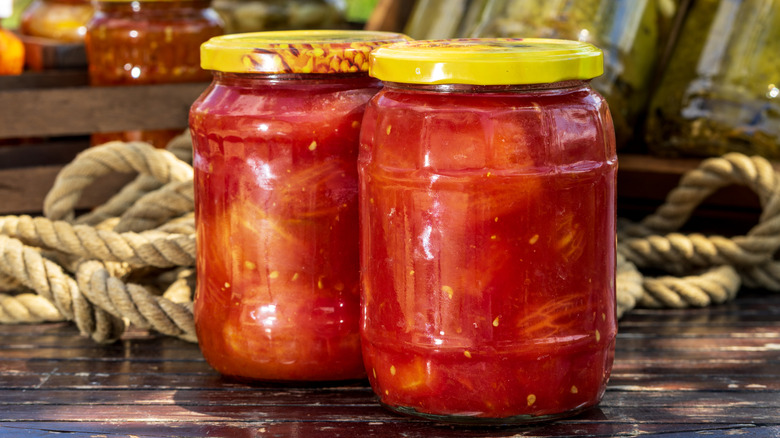 homemade canned tomatoes
