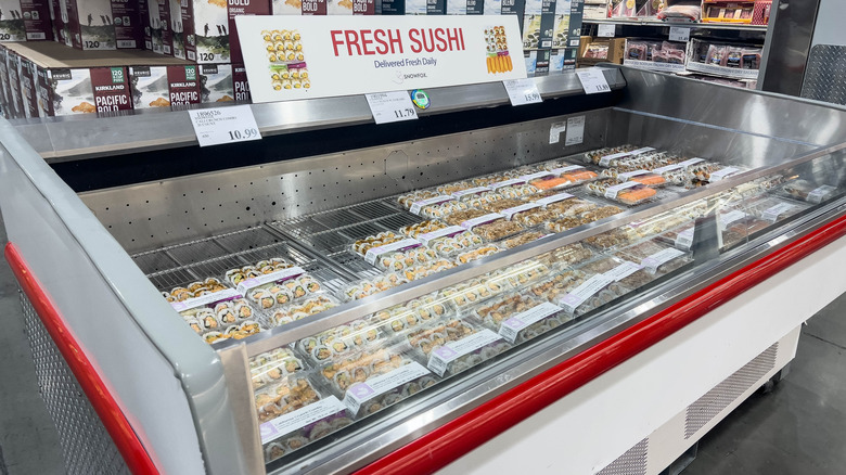 costco sushi display