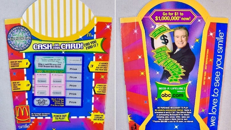 Who Wants to be a Millionaire Fries cup