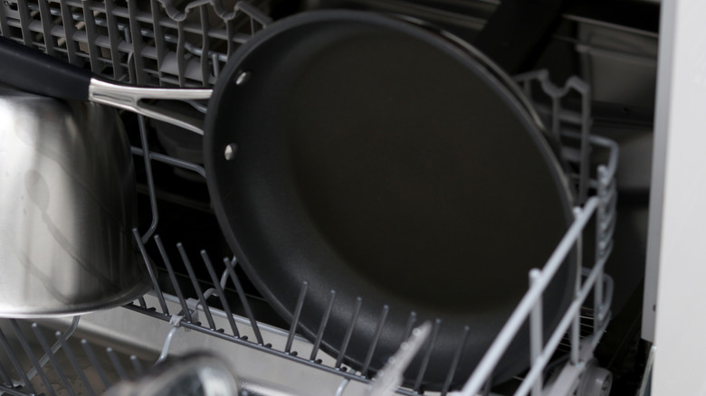 Pan in dishwasher