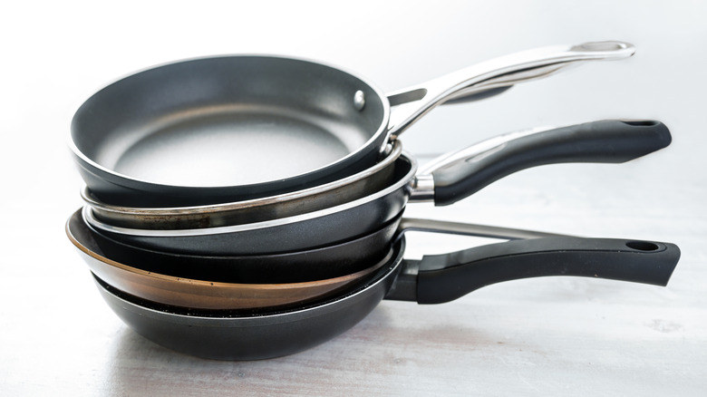 A stack of pans