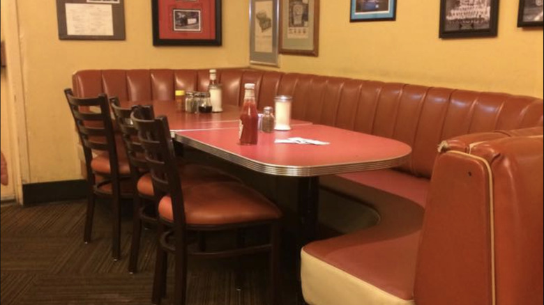 The Beatles Booth at the Burbank, California Bob's Big Boy location