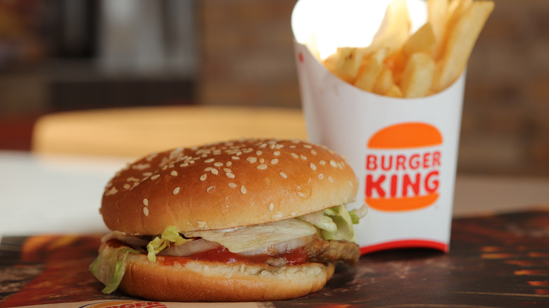 Whopper Jr. with french fries