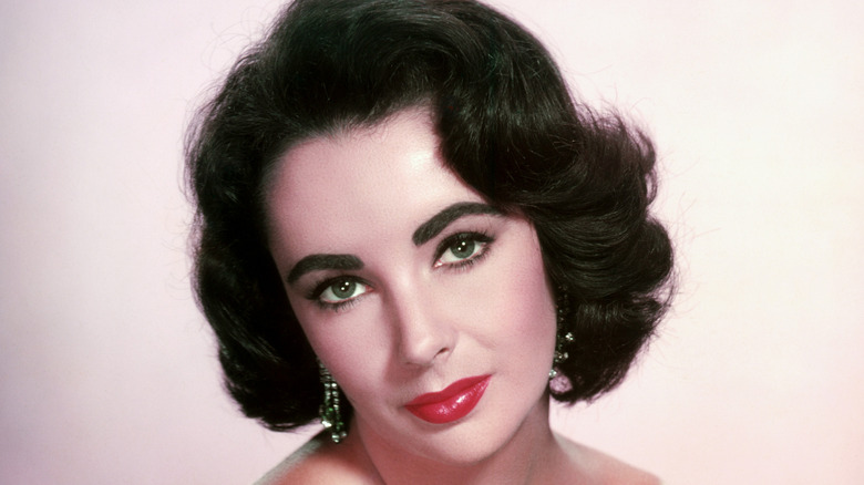 Close up of Elizabeth Taylor