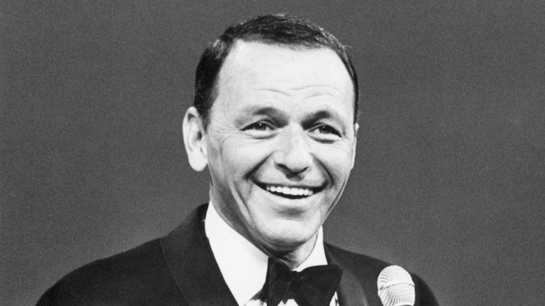 Frank Sinatra smiling