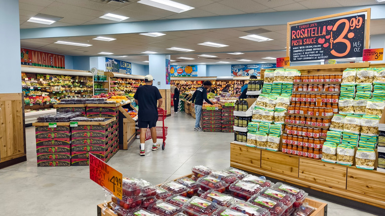 Inside a Trader Joe's store