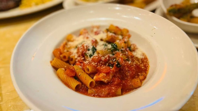 Bowl of Spicy Shrimp Pasta