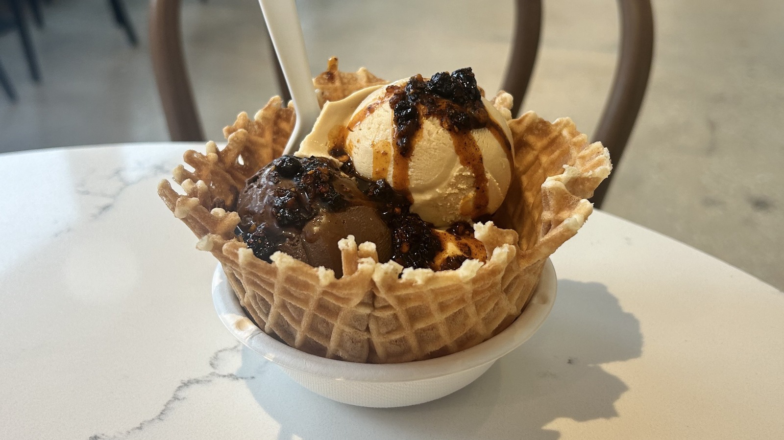 Do Ice Cream And Chili Crisp Mix? We Tried The Jeni's X Fly By Jing Collab To Find Out