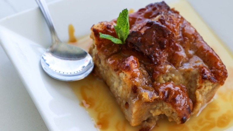 New Orleans-style bread pudding