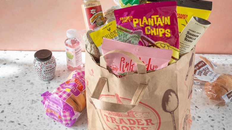 Full Trader Joe's grocery bag