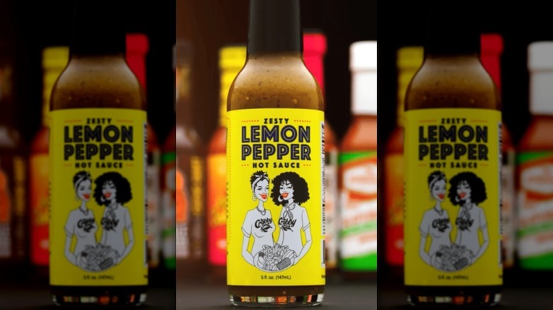 An image of The Crabby Shack Zesty Lemon Pepper Hot Sauce.