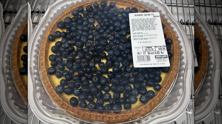 Costco's blueberry custard pie