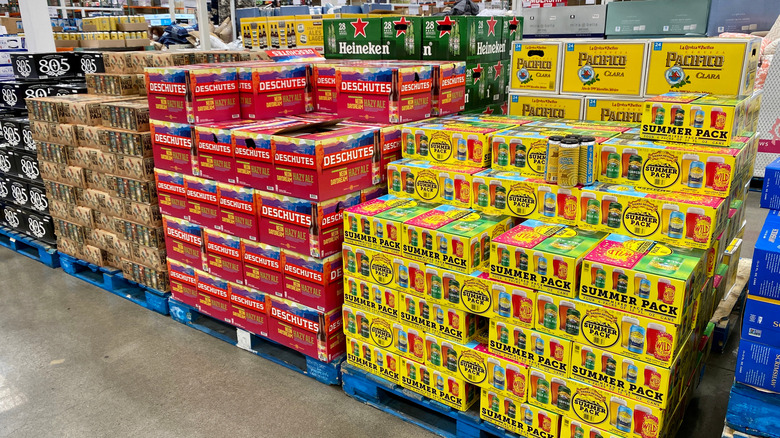 Costco beer aisle