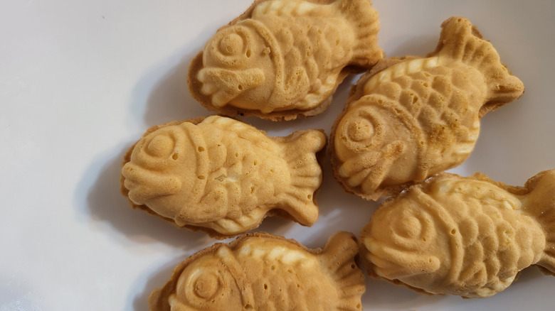 Mini fish-shaped taiyaki
