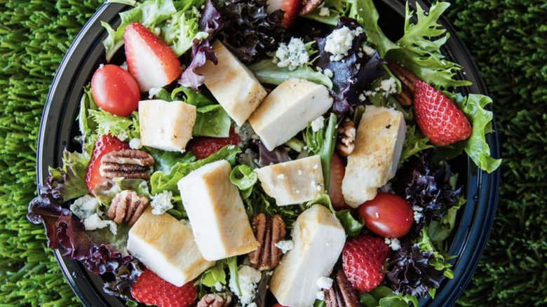 Culver's Strawberry Fields salad with spring greens