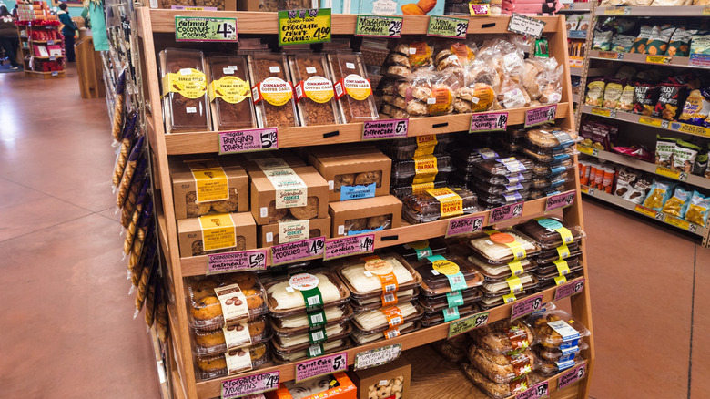 Bread display at Trader Joe's