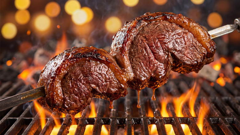 roasted picanha on skewers