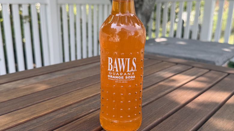 Bottle of Bawls Guarana Mandarin Orange