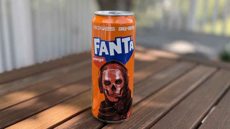 Can of Fanta Orange from Serbia