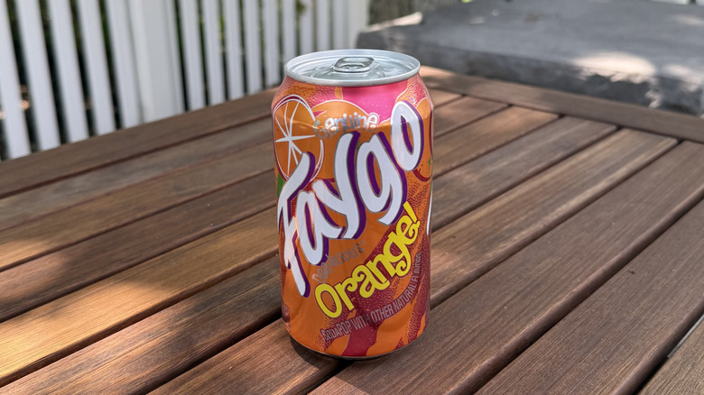 Can of Faygo Orange Soda