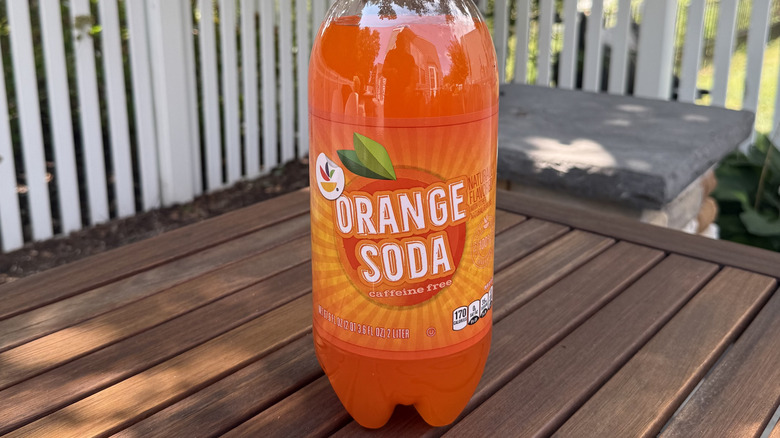 2 liter bottle of Giant's orange soda