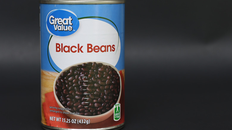Walmart Great Value black beans