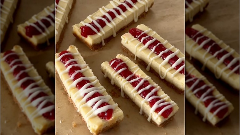 Philadelphia strawberry cheesecake copycat bars