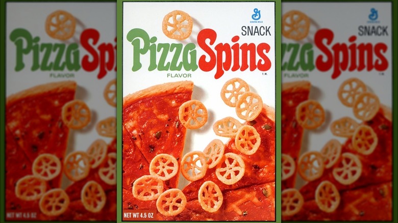 Pizza Spins snack packaging