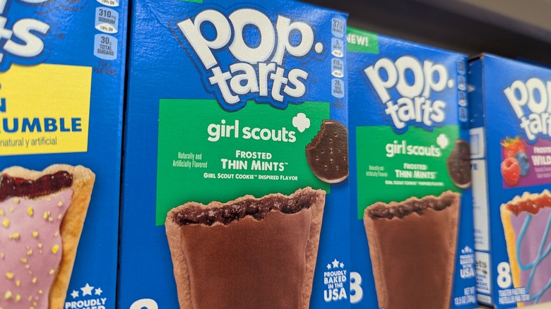 Thin Mint flavored pop tarts