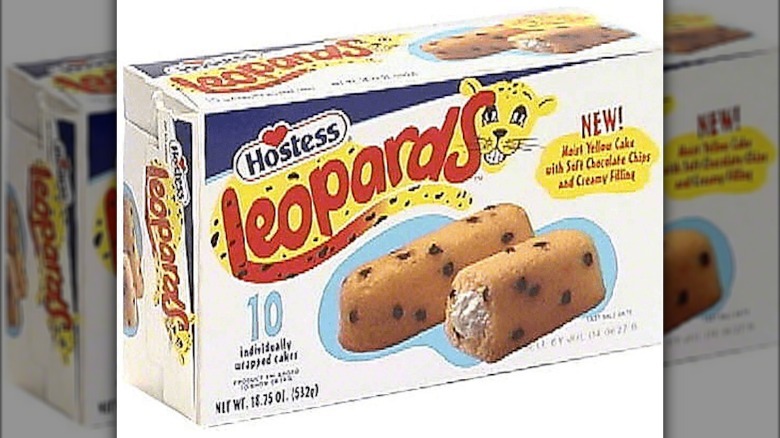The front of a box of Hostess Leopards